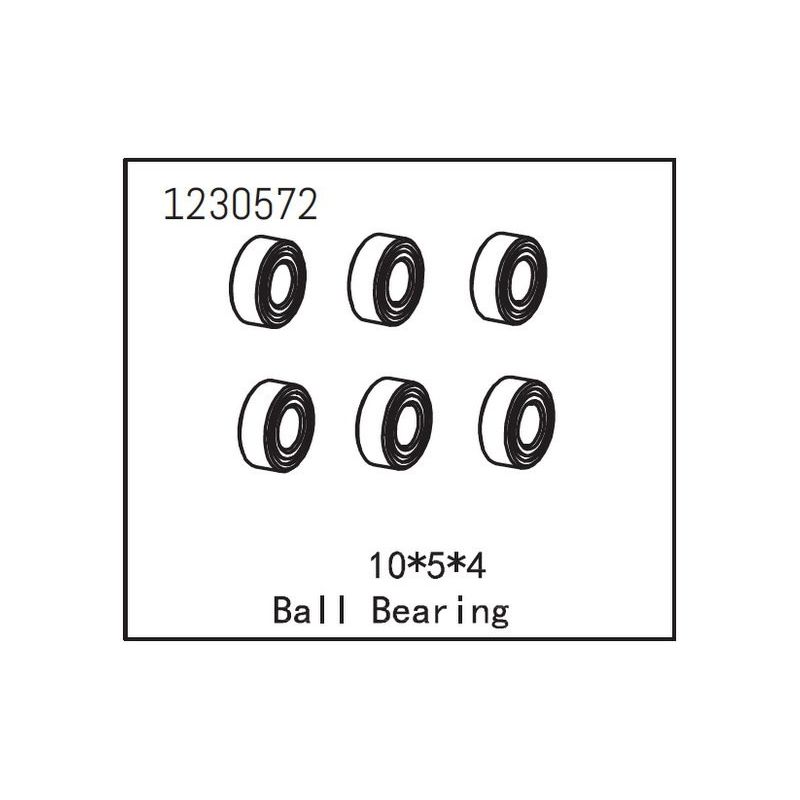 Ball Bearing 10*5*4 (6) - 1 Ball Bearing 10*5*4 (6) - 1