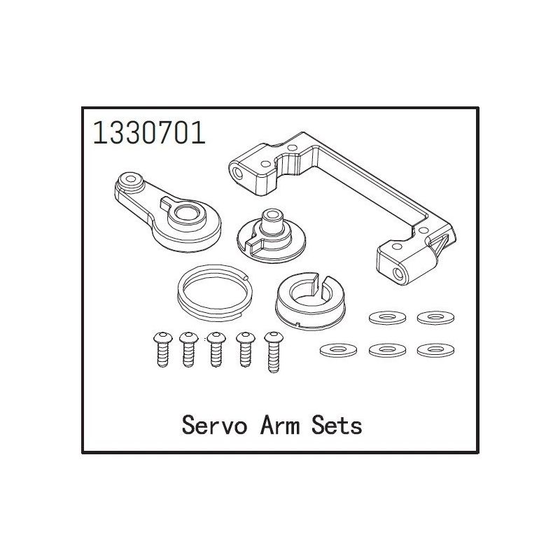 1330701 - Servo Arm Set - BronX - 1 1330701 - Servo Arm Set - BronX - 1