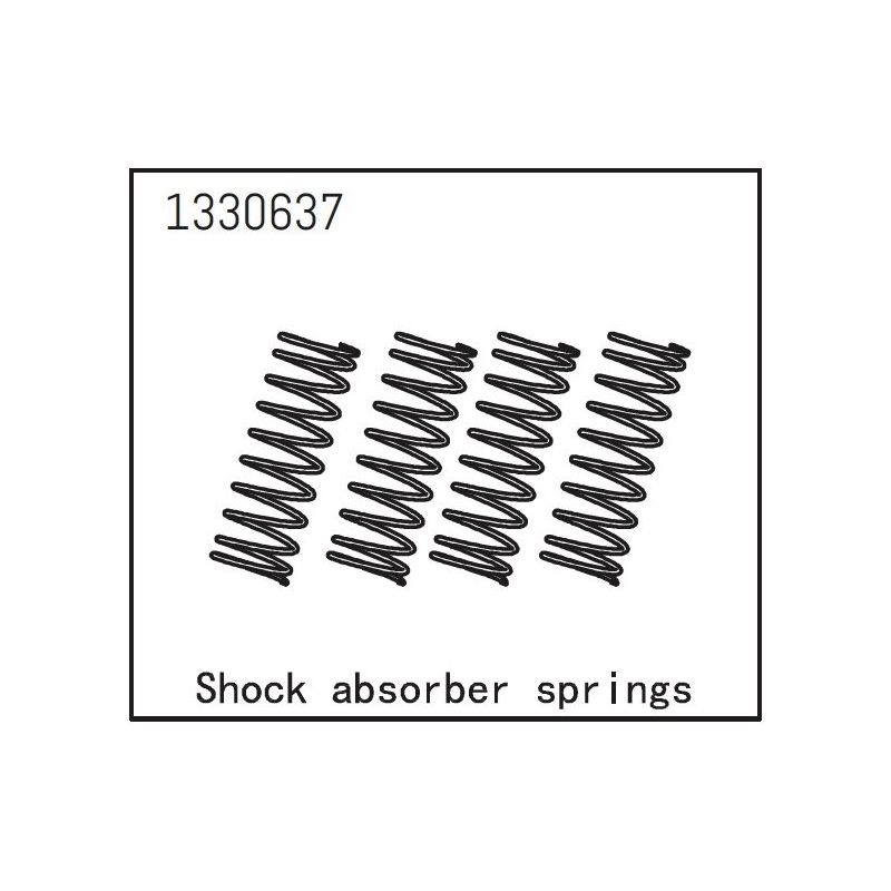 1330637 - Shock Absorber Springs (4) - Yucatan - 1 1330637 - Shock Absorber Springs (4) - Yucatan - 1