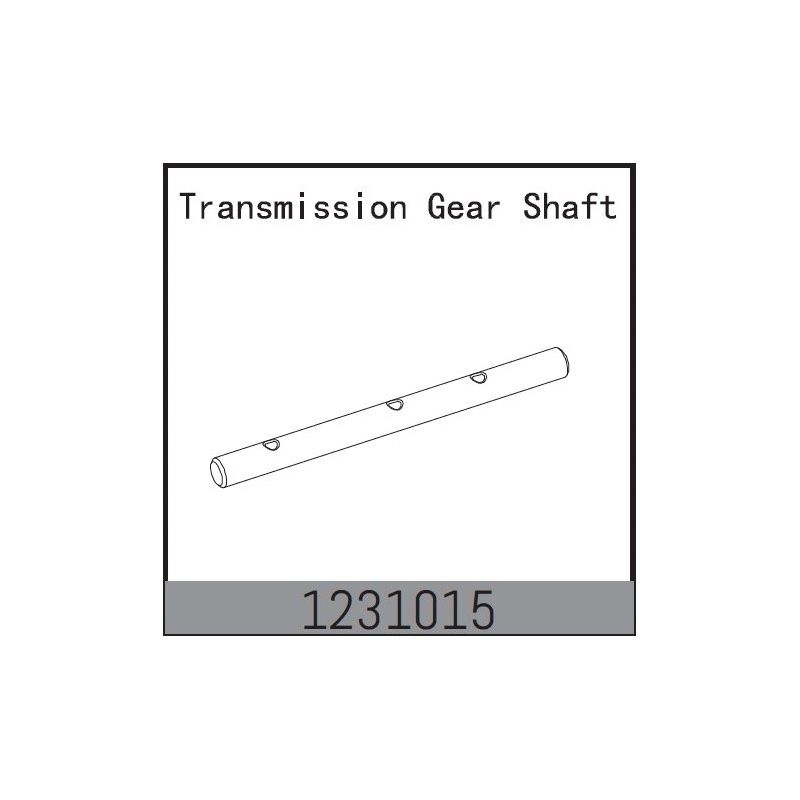 1231015 - Transmission Gear Shaft - CR3.4eco - 1 1231015 - Transmission Gear Shaft - CR3.4eco - 1