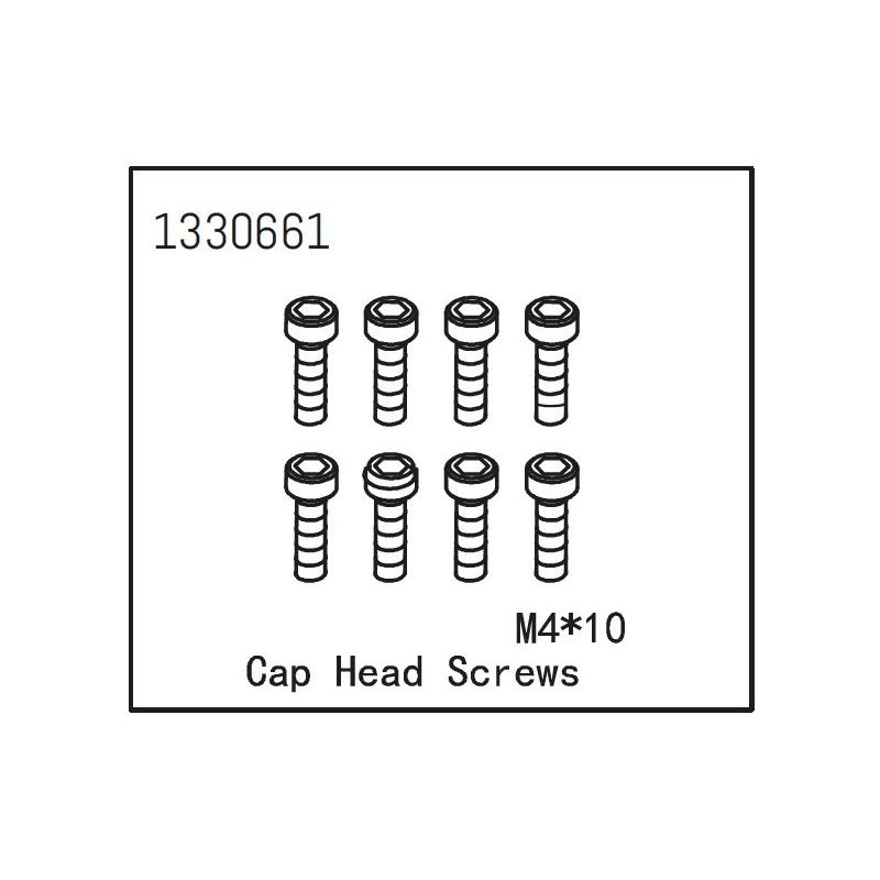 1330661 - Cap Head Screws M4*10 (8) - 1