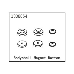 1330654 - Bodyshell Magnet Button - Yucatan - 1