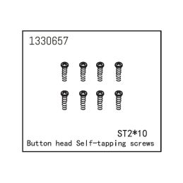 1330657 - Button Head self-tapping Screws ST2*10 (8) - 1