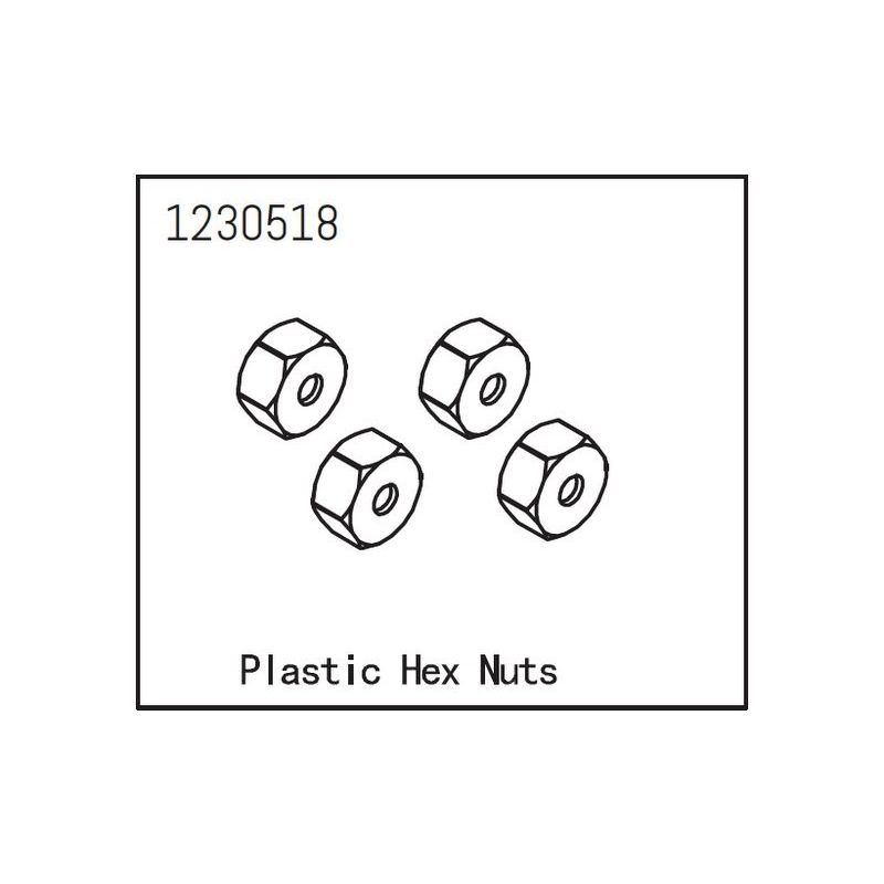 Hex Nuts (4) - 1 Hex Nuts (4) - 1