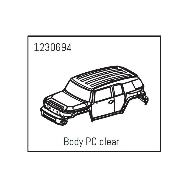 1230694 - Body PC clear - Khamba - 1 1230694 - Body PC clear - Khamba - 1