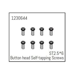 1230644 - Button Head Screws - Selftapping M2.5*6 (8) - 1