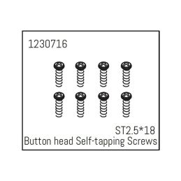 1230716 - Button head Self-tapping screws ST2.5*18 (8) - Khamba - 1