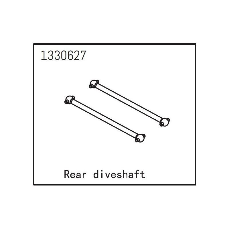 1330627 - Zadní poloosy, 2ks - 1 1330627 - Zadní poloosy, 2ks - 1