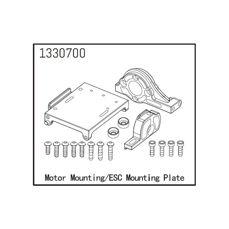 1330700 - Motor Mounting/ESC Mounting Plate - BronX - 1 1330700 - Motor Mounting/ESC Mounting Plate - BronX - 1