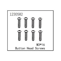 Button Head Screw M3*16 (8) - 2