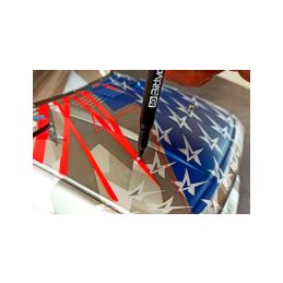 Označovací sada pro 1/10 karoserie - oranžová - 3