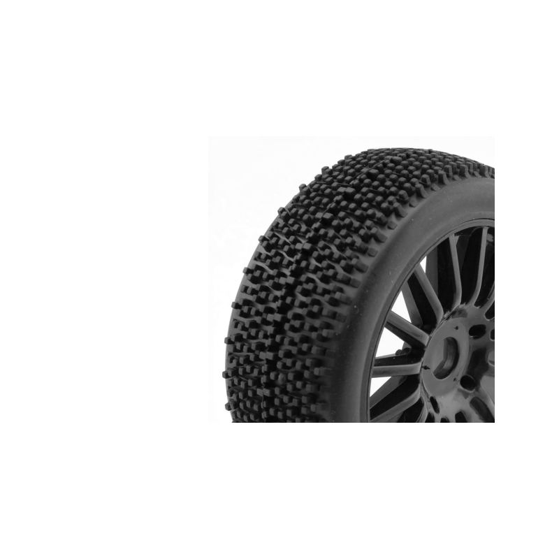 ROCKET 1/8 nalepené BUGGY gumy na černých papr. discích - 1