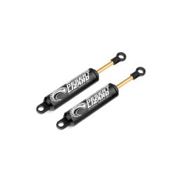 Hliníkové olejové tlumiče Desert Lizard, černé 100mm ( 2 ks ) - 1