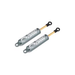 Hliníkové olejové tlumiče Desert Lizard, Gun Metal 110mm ( 2 ks ) - 1