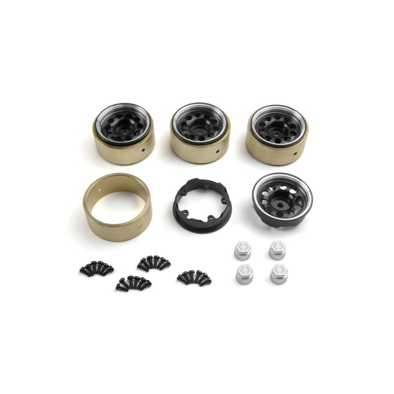 CS-10 hliníkové disky 1.2 (černé/4 ks) - 1