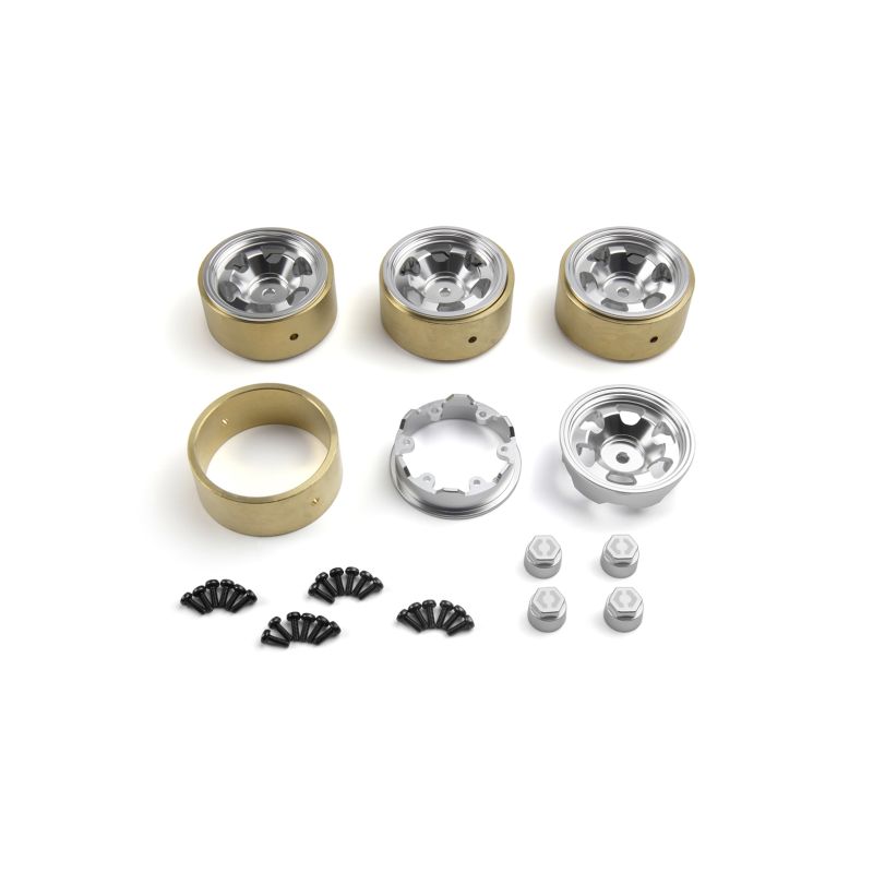 CL-6 hliníkové disky 1.2 (stříbrné/4 ks) - 1