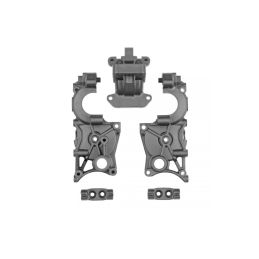 RC10B7 FT 3-Gear skříň převodovky, karbon - 1