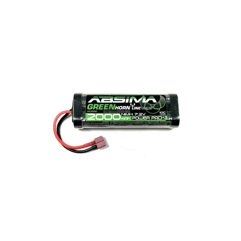 NiMH akumulátor Absima 7,2V / 2000mAh, konektor T-Dean - 1