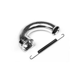 Koleno výfuku (stříbrné) - 1