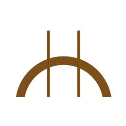 Kabel PVC 0.055mm2 10m (hnědý) - 1