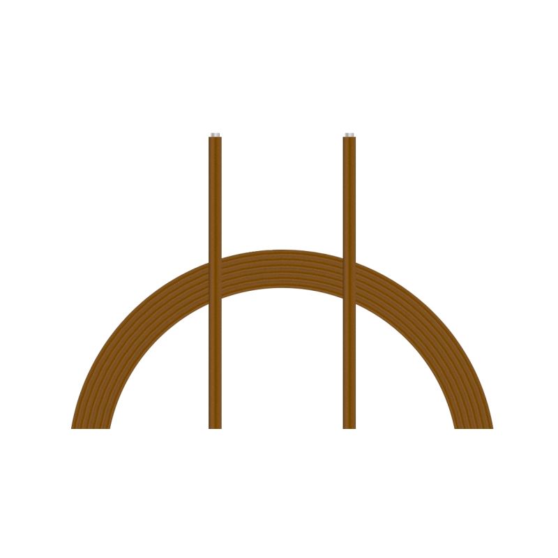 Kabel PVC 0.055mm2 10m (hnědý) - 1