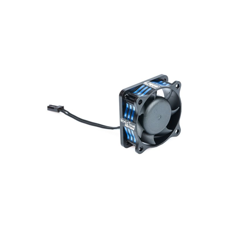 LRP WorksTeam Hliníkový SuperHighRev. ventilátor 40x40x15mm 1-2S s přijímačovým konektorem - 1