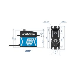 GO-1182SHV (0.090s/60°, 38kg.cm) - 2