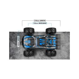 Spryte ST Turbo 1/20 4WD Monster Truck – Modrý - 5