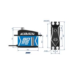 GO-1035MG Plus (0.07s/60°, 22kg.cm) - 2
