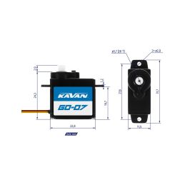 GO-07 (0.10s/60°, 0.9kg.cm) - 2