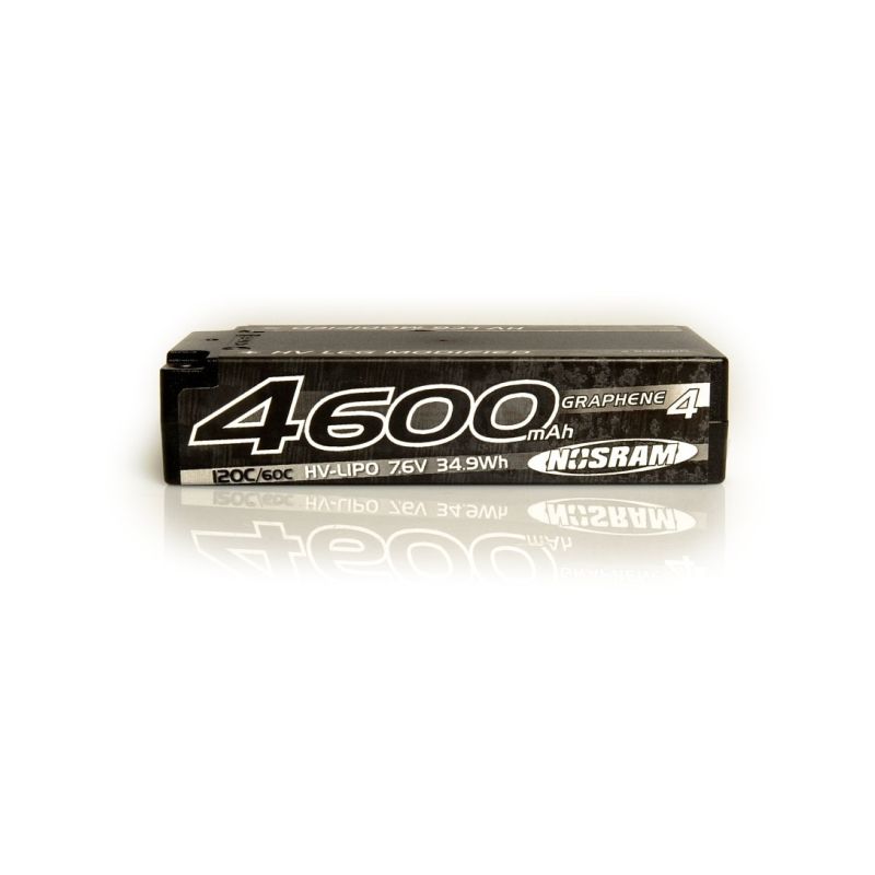 HV LCG Modified Shorty GRAPHENE-4 4600mAh Hardcase Akku - 7.6V LiPo - 120C/60C - 1