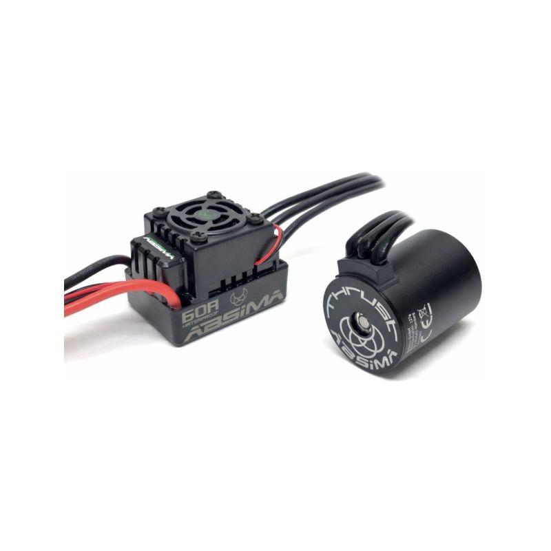 Combo Brushless Absima Thrust BL ECO 1:10 60A 3650/4370kV - 1