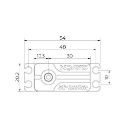 SV-1281SG HiVOLT digitální servo (60kg-0,14s/60°) - 6