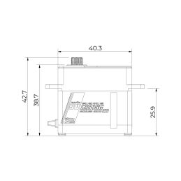 SV-1281SG HiVOLT digitální servo (60kg-0,14s/60°) - 7