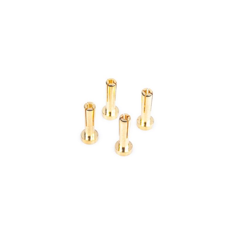 Works Team 4mm/G4 Gold zlaté konektory, délka 18mm, 4 ks - 1
