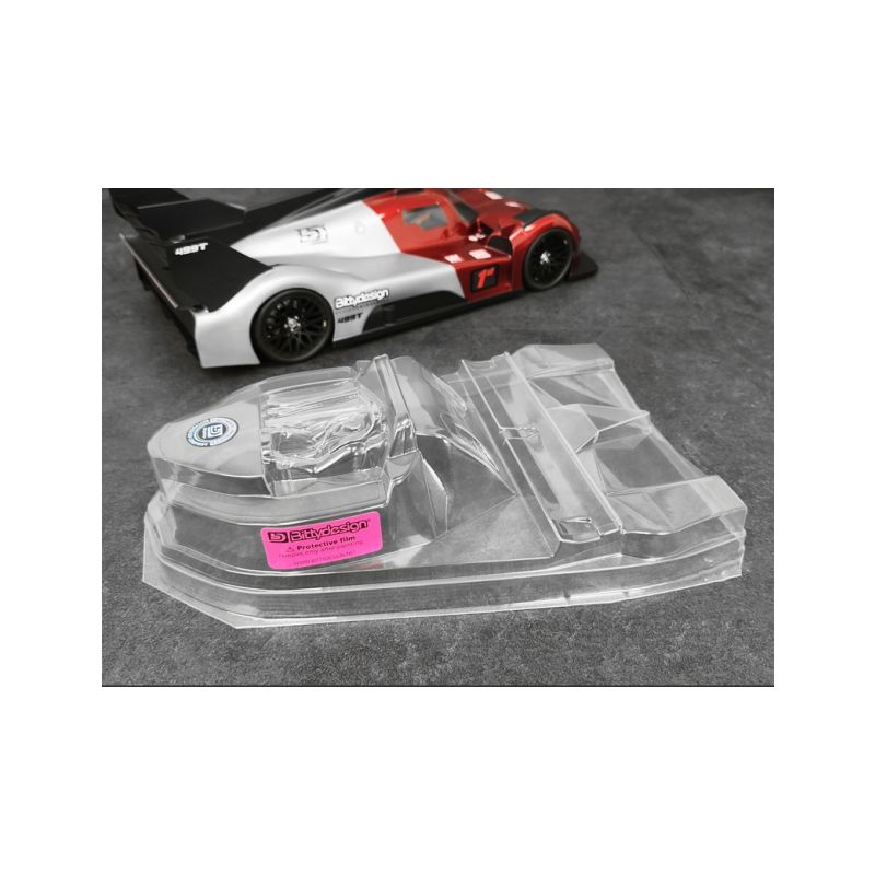 Set doplňků pro karoserii 499T LMH (interiér s helmou, paraboly světel a zadní difuzor) - 1