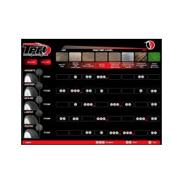 TPRO 1/8 OffRoad Racing guma HARABITE - Ultra Soft T5 směs 4 ks (bulk balení) - 4