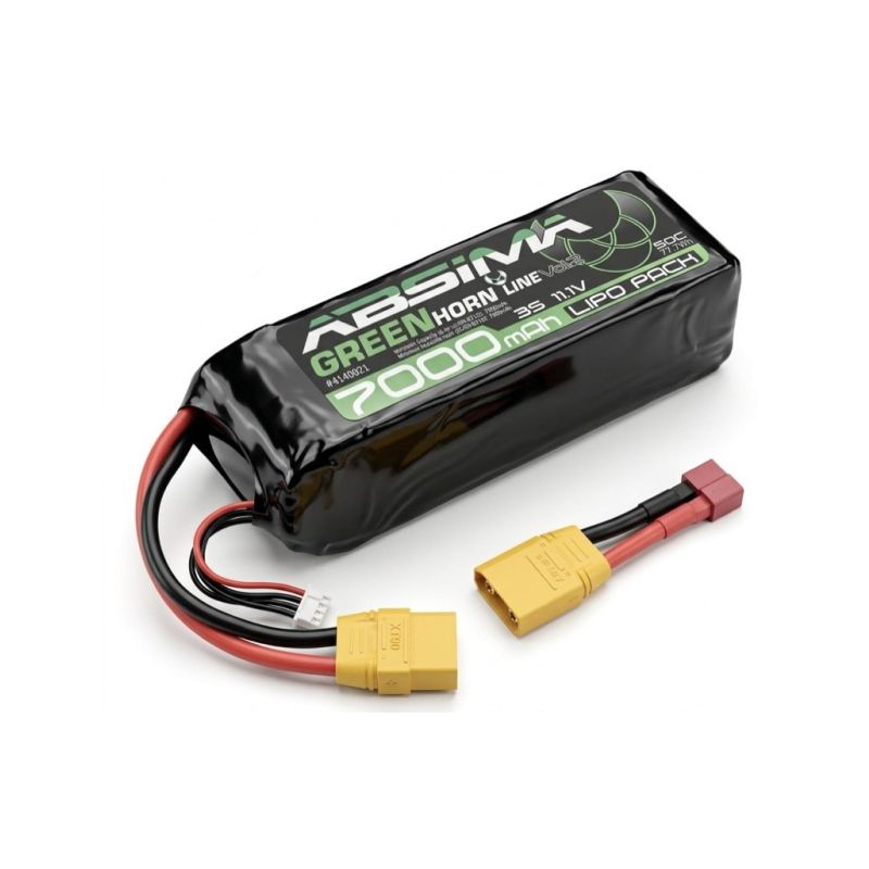 LiPo akumulátor Absima SC 11,1V / 7000mAh 50C XT90 - 1