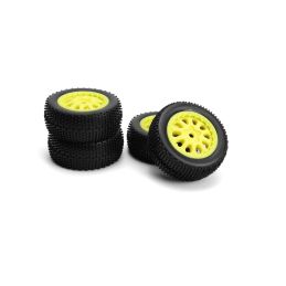 Kola kompletní Sidepin SC (žlutá/přední/zadní) - 1