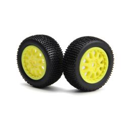 Kola kompletní Sidepin SC (žlutá/přední/zadní) - 2