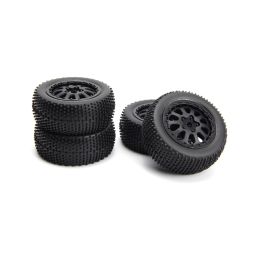 Kola kompletní Sidepin SC (černá/přední/zadní) - 1