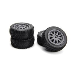 Kola kompletní Sidepin SC (šedá/přední/zadní) - 1