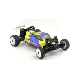 Hobby Plus Speck-B Brushless Buggy 2WD 1:24 RTR žluto-fialová - 2