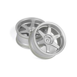 TE37 disky 26mm stříbrné (6mm offset) 2ks - 4