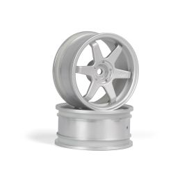 TE37 disky 26mm stříbrné (3mm offset) 2ks - 3