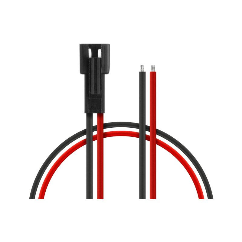 JST-SM 2,54mm 2pin Samec 5ks - 1