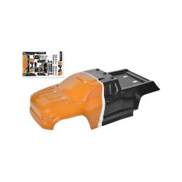 Polykarbonátová karoserie - Furago XD - oranžová - předříznutá - 1