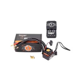 1/10 Konect Elite senzorový 100A 2S závodní regulátor s programovací kartou - 2