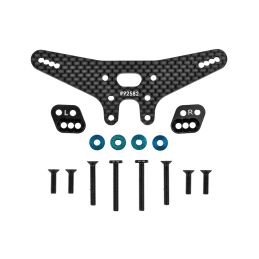 RC10B7.1 FT Konverzní sada zadní věže tlumičů Gull Dropper desek, - 2mm - 1