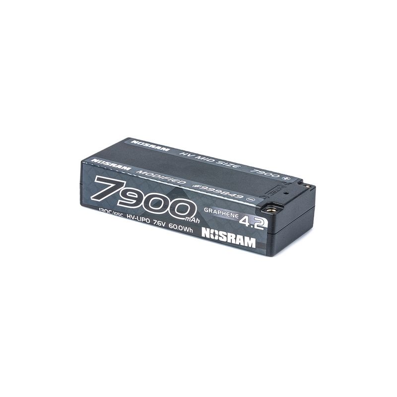 HV Mid Size Modified GRAPHENE-4.2 7900mAh Hardcase aku - 7.6V LiPo - 130C/65C - 1